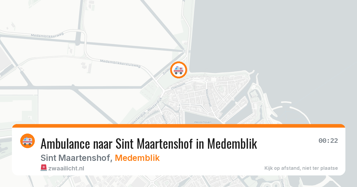 Ambulance naar Sint Maartenshof in Medemblik — 12 jul 2026