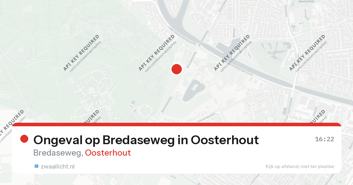 Ongeval op Bredaseweg in Oosterhout — 19 jun 2026