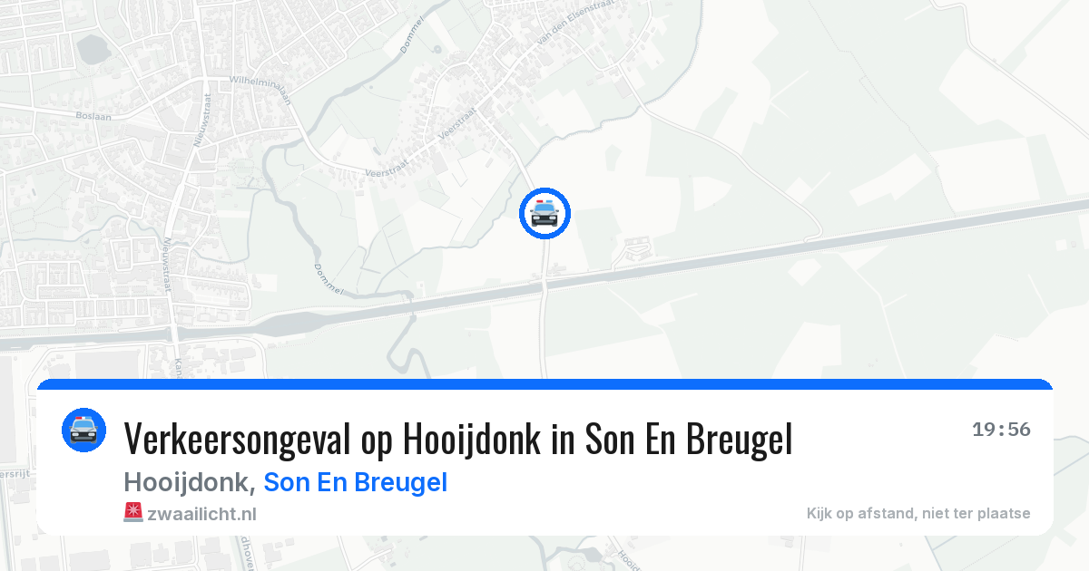 Verkeersongeval op Hooijdonk in Son En Breugel — 23 jun 2026