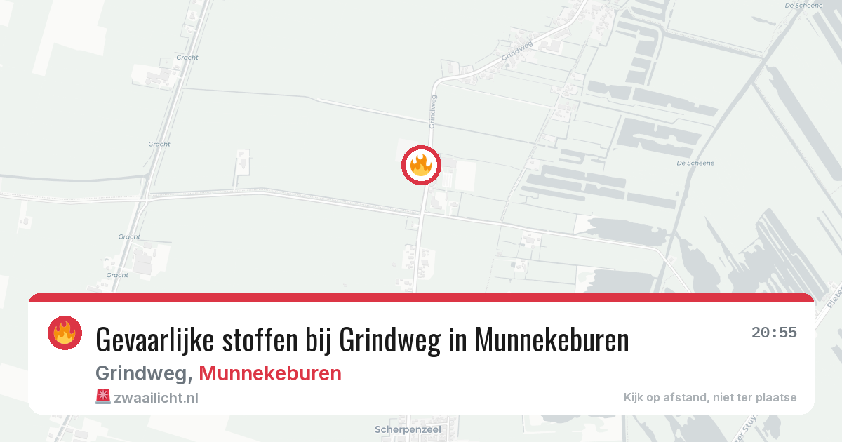 Gevaarlijke stoffen bij Grindweg in Munnekeburen — 1 jul 2026