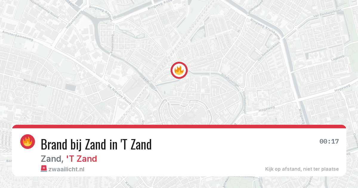 Brand bij Zand in 'T Zand — 7 jun 2026
