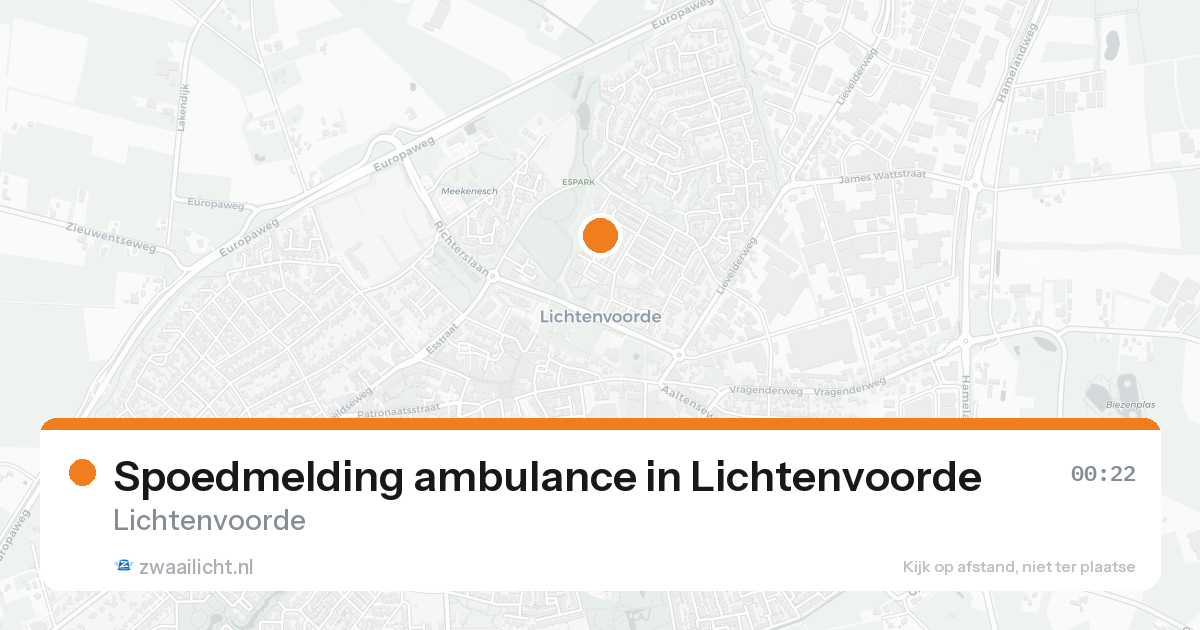 Spoedmelding ambulance in Lichtenvoorde — 30 jan 2026