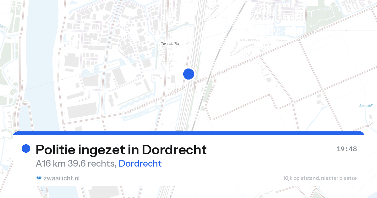 Politie ingezet in Dordrecht — 26 aug 2026 | 🚨 Zwaailicht.nl