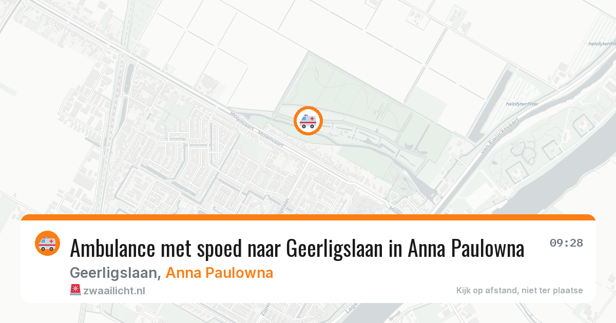 Ambulance met spoed naar Geerligslaan in Anna Paulowna — 29 jan 2026