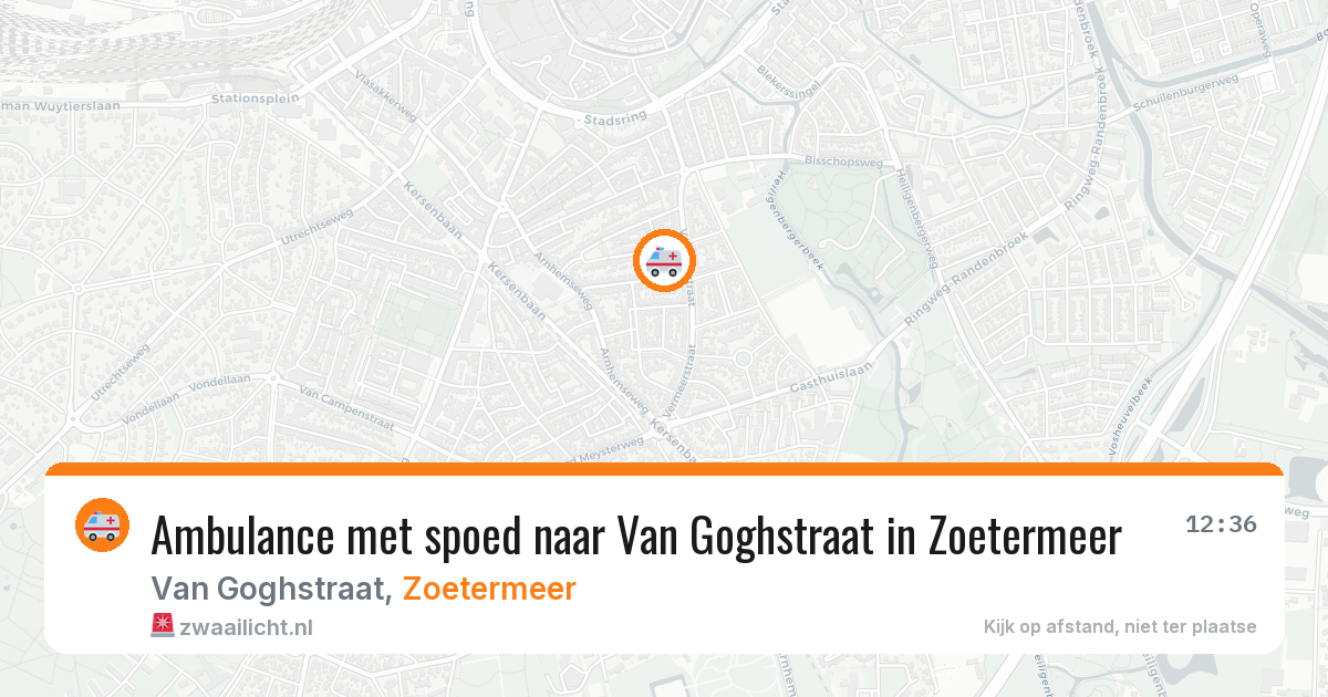 Ambulance met spoed naar Van Goghstraat in Zoetermeer — 19 jan 2026