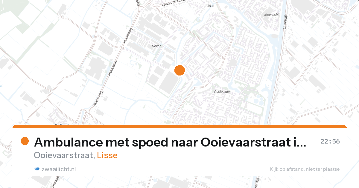Ambulance met spoed naar Ooievaarstraat in Lisse — 31 jan 2026