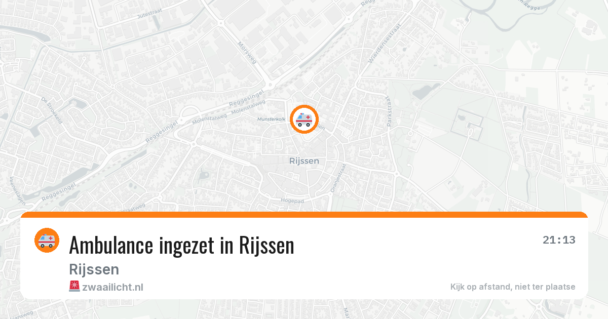 Ambulance ingezet in Rijssen — 14 apr 2026