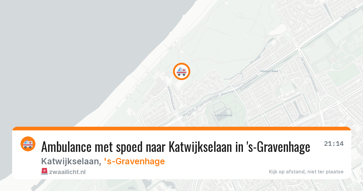Ambulance met spoed naar Katwijkselaan in 's-Gravenhage — 2 apr 2026