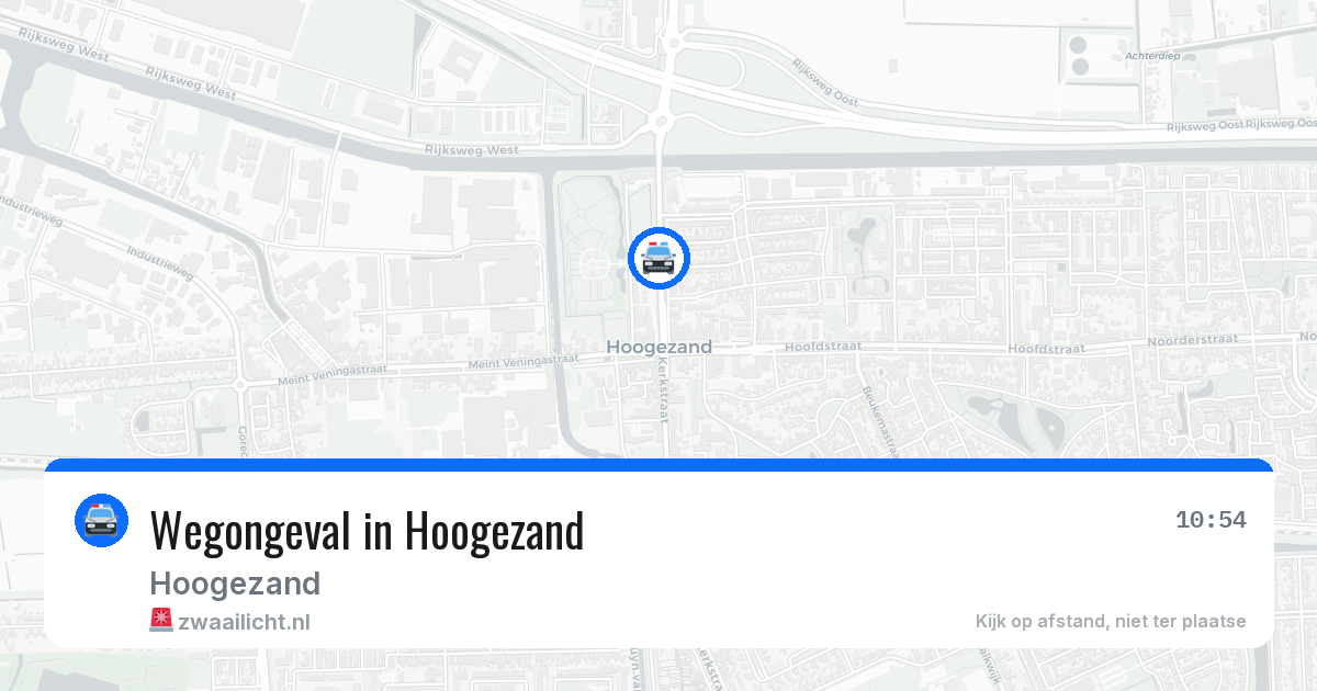 Wegongeval in Hoogezand — 20 jul 2026