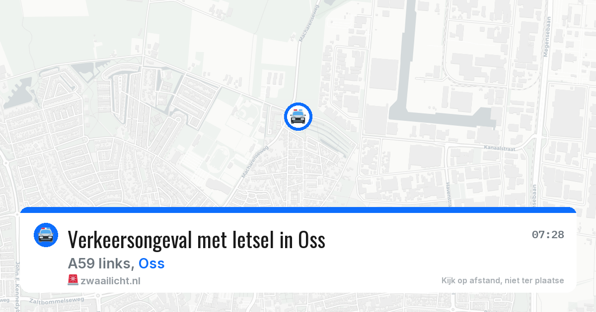 Verkeersongeval met letsel in Oss — 1 jul 2026