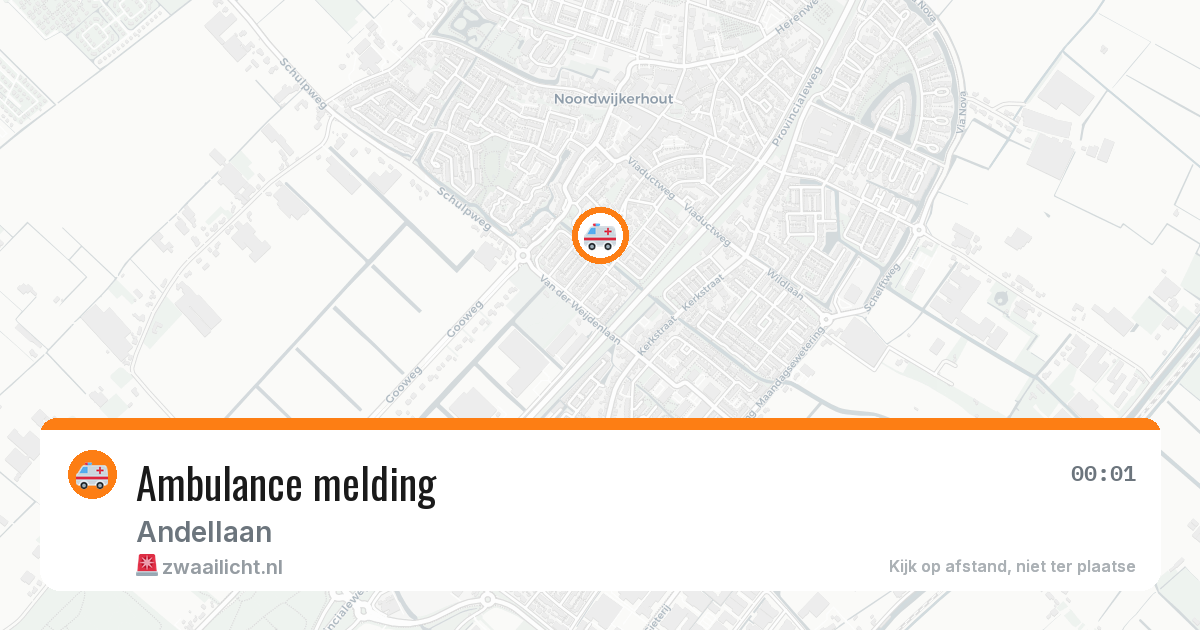 Ambulance melding — 21 mei 2026