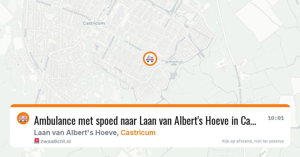 Ambulance met spoed naar Laan van Albert's Hoeve in Castricum — 28 jan 2026