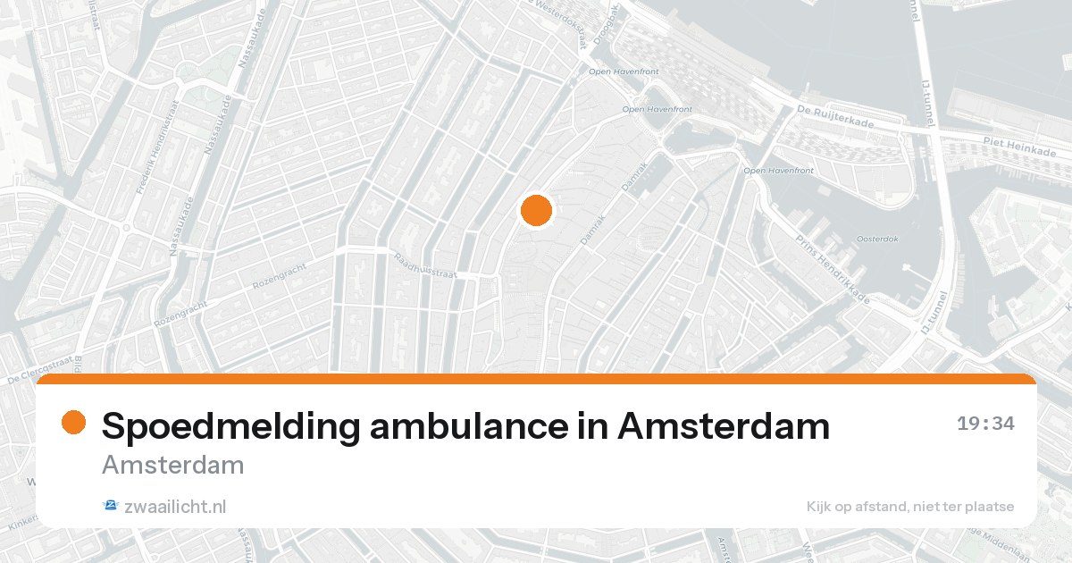 Spoedmelding ambulance in Amsterdam — 7 feb 2026
