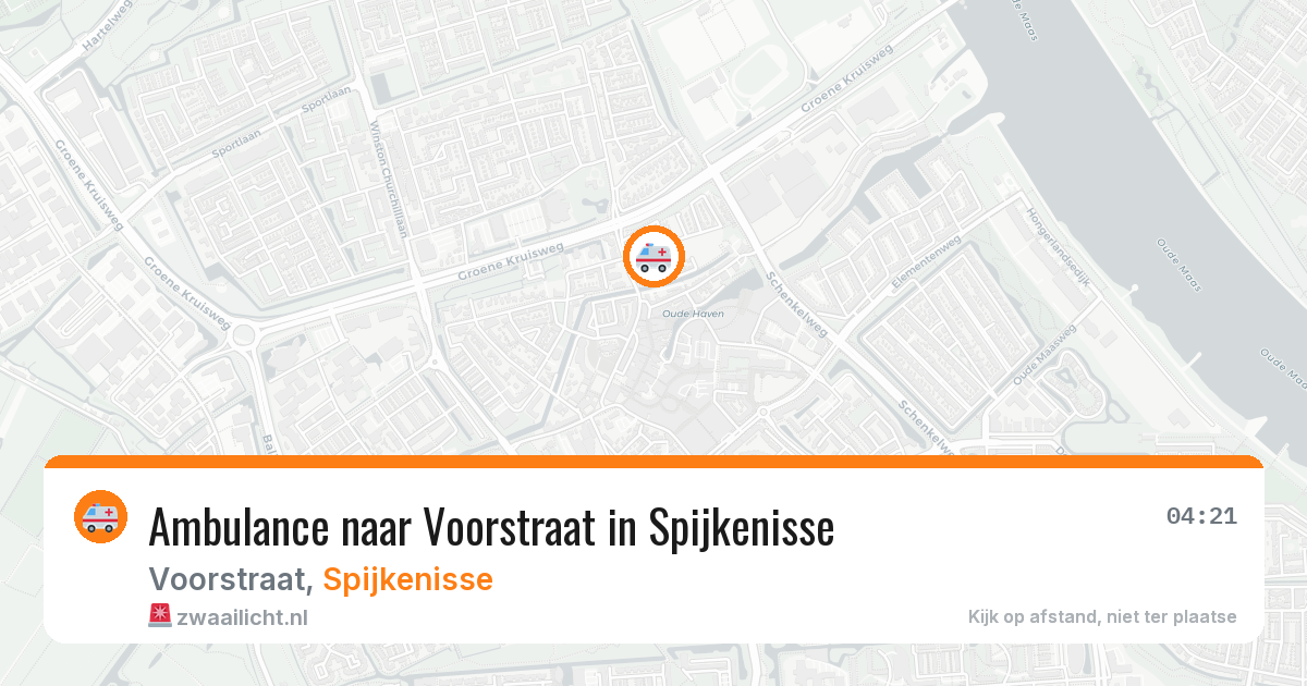 Ambulance naar Voorstraat in Spijkenisse — 4 apr 2026