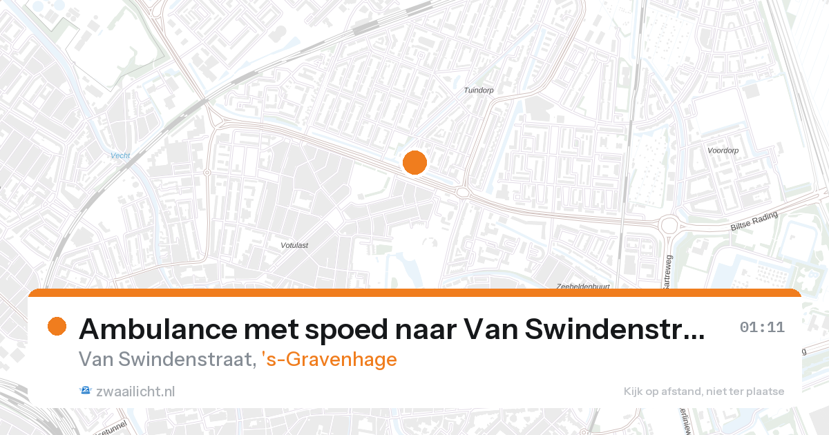 Ambulance met spoed naar Van Swindenstraat in 's-Gravenhage — 7 feb 2026