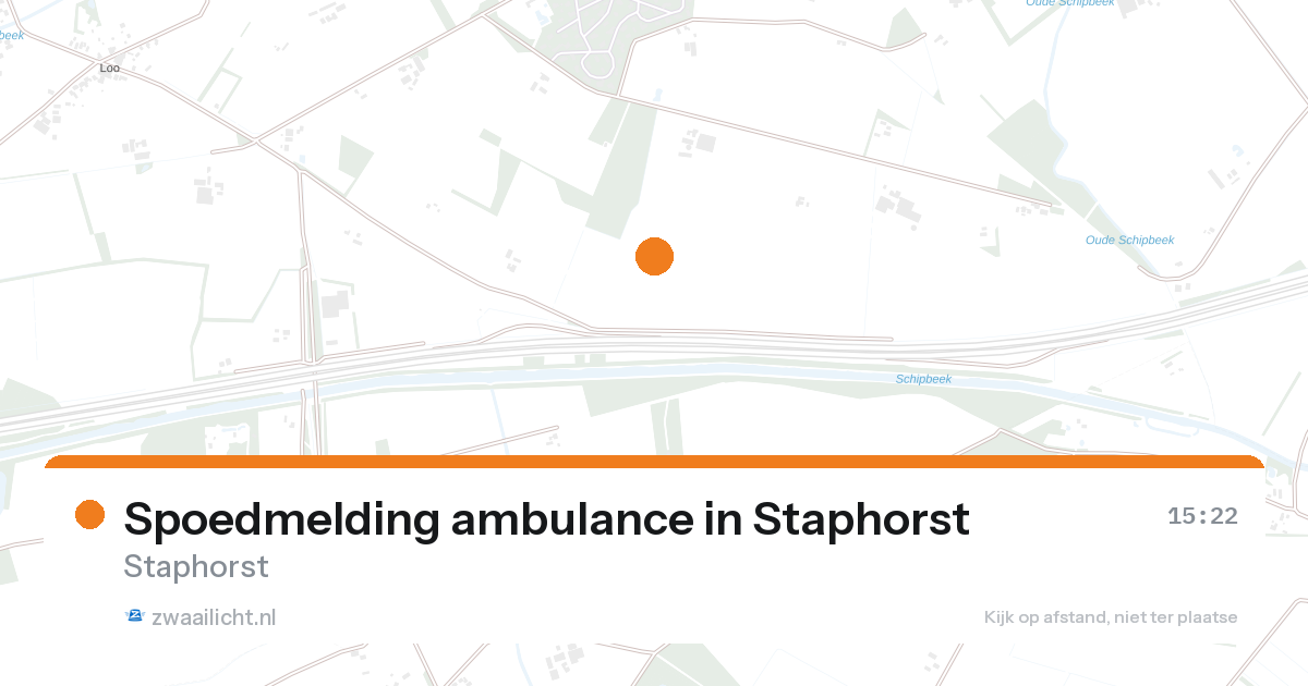 Spoedmelding ambulance in Staphorst — 27 aug 2026