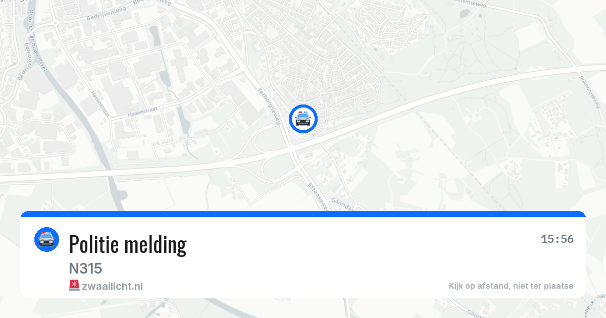 Politie melding — 21 mrt 2026