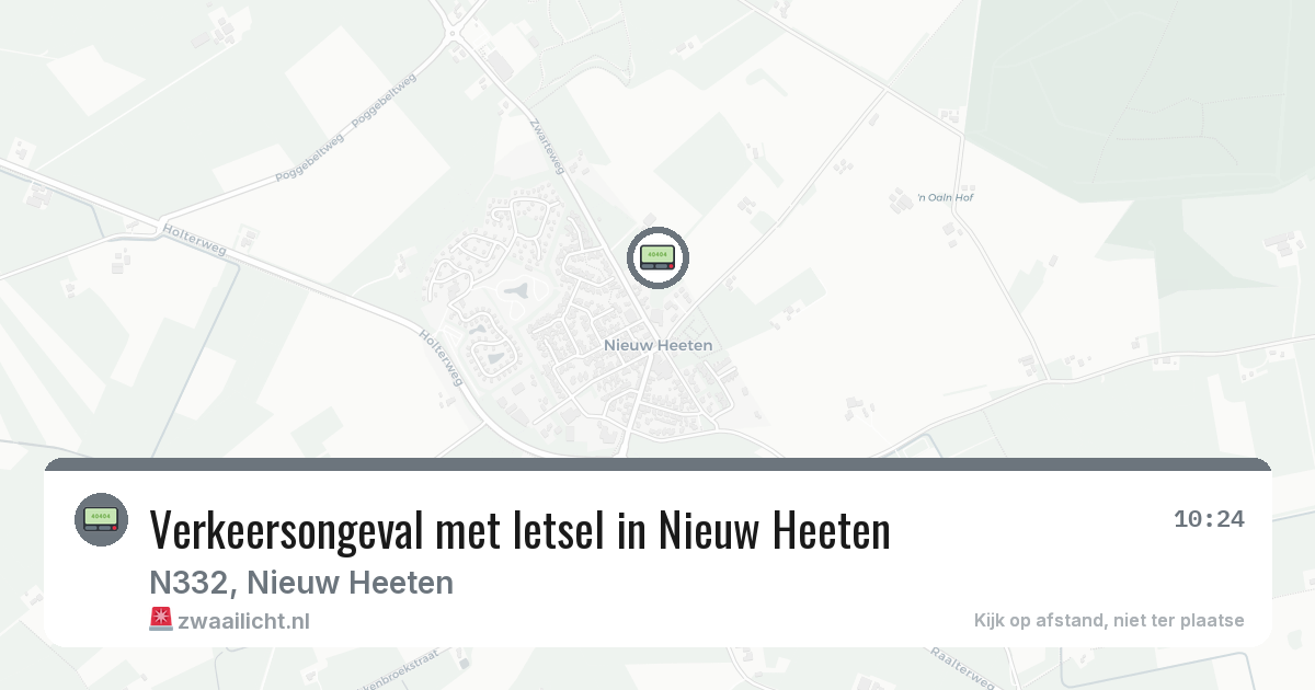 Verkeersongeval met letsel in Nieuw Heeten — 17 jun 2026
