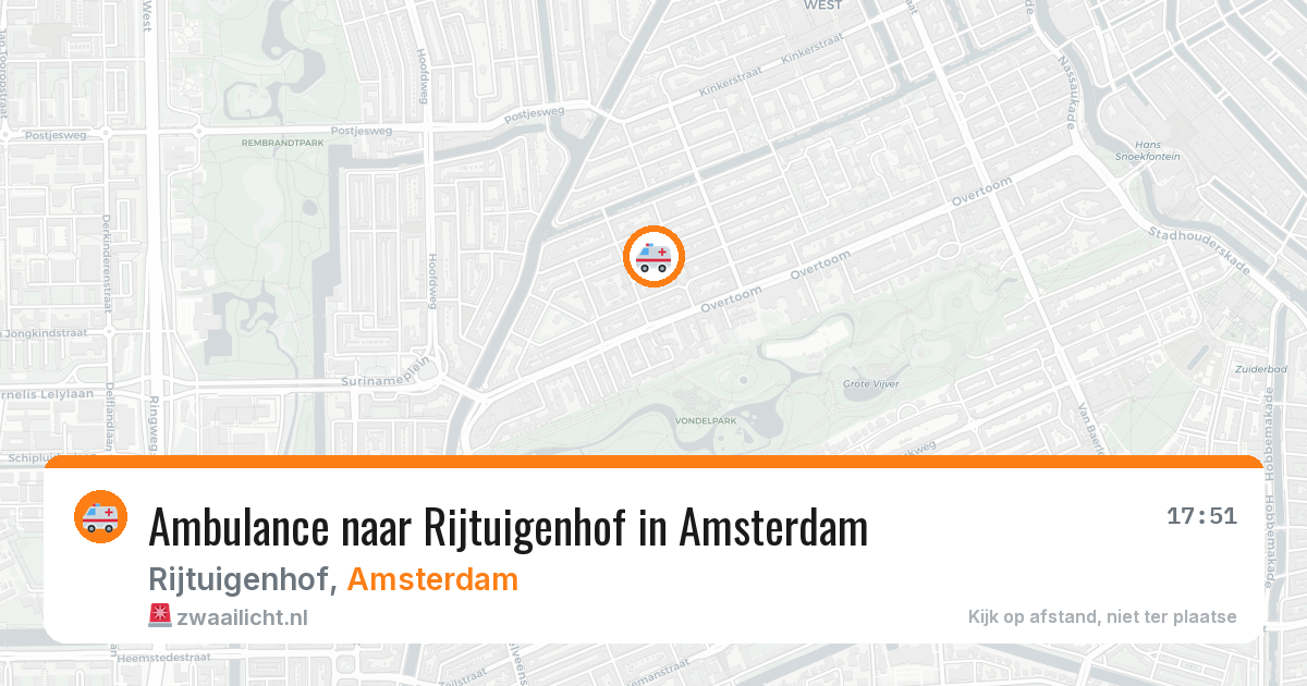 Ambulance naar Rijtuigenhof in Amsterdam — 23 jun 2026