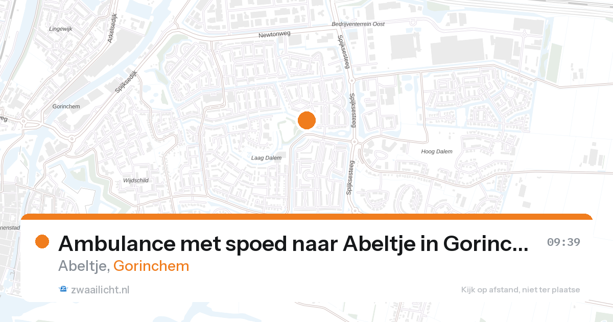 Ambulance met spoed naar Abeltje in Gorinchem — 27 aug 2026