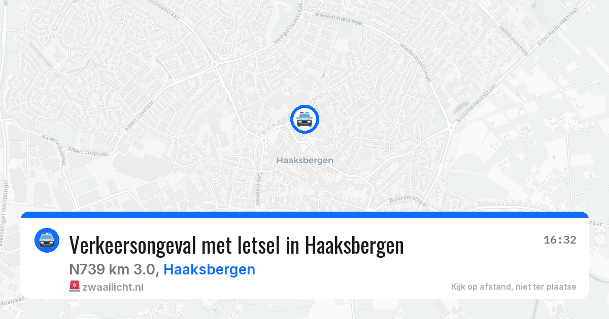 Verkeersongeval met letsel in Haaksbergen — 29 jun 2026
