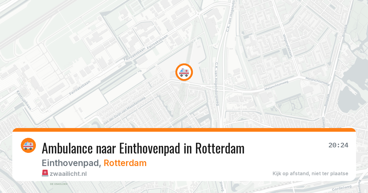 Ambulance naar Einthovenpad in Rotterdam — 9 jul 2026