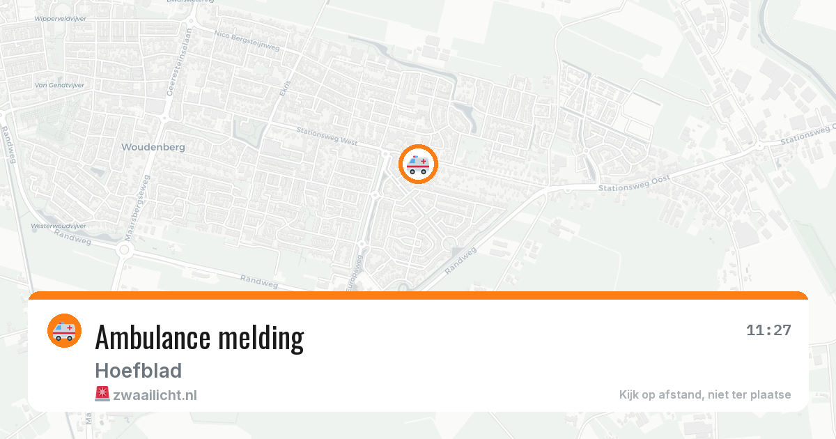 Ambulance melding — 4 aug 2026
