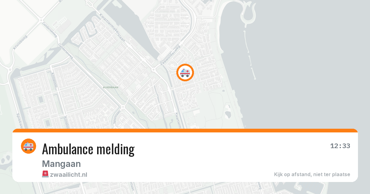 Ambulance melding — 20 mei 2026