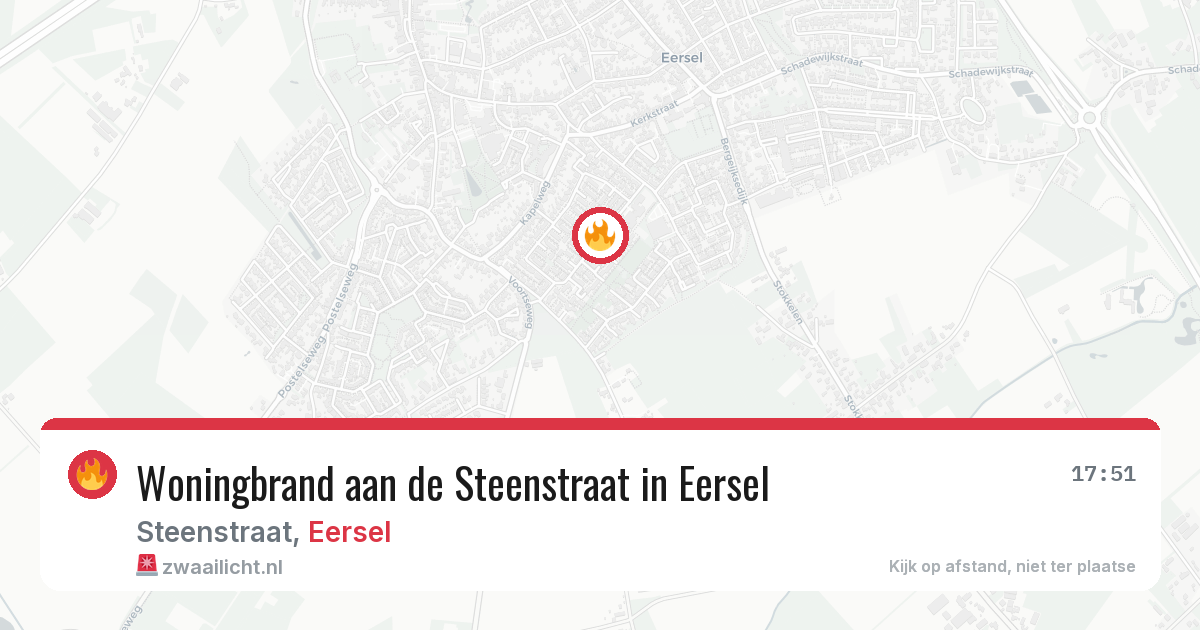 Woningbrand aan de Steenstraat in Eersel — 4 feb 2026