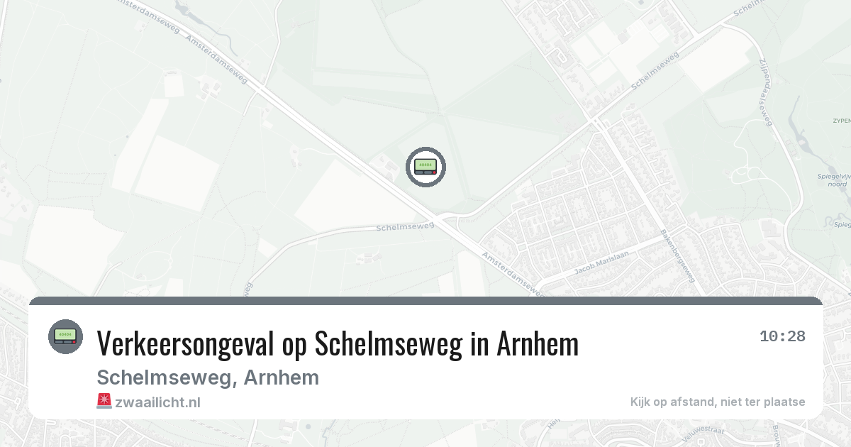 Verkeersongeval op Schelmseweg in Arnhem — 7 feb 2026
