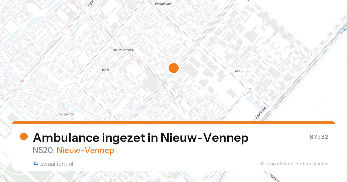 Ambulance ingezet in Nieuw-Vennep — 27 aug 2026