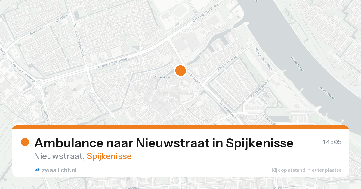 Ambulance naar Nieuwstraat in Spijkenisse — 4 jul 2026
