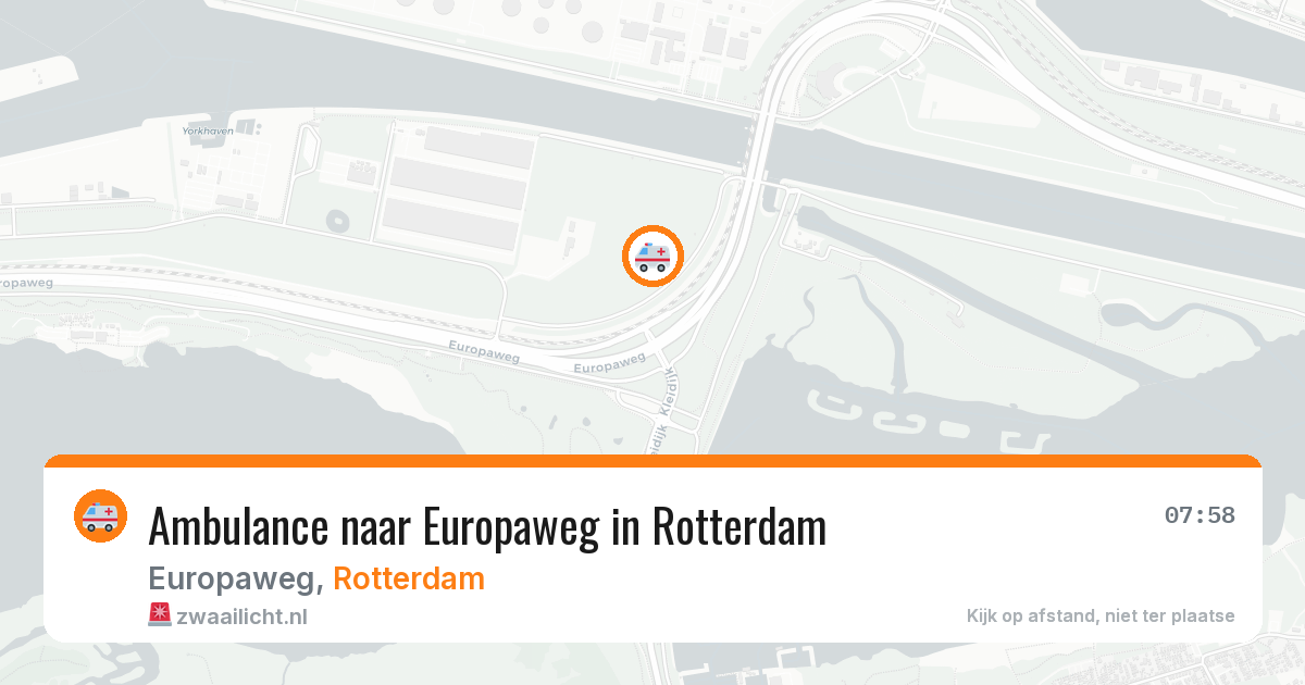 Ambulance naar Europaweg in Rotterdam — 11 jun 2026
