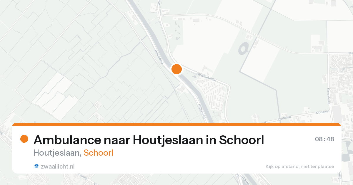 Ambulance naar Houtjeslaan in Schoorl — 1 jun 2026