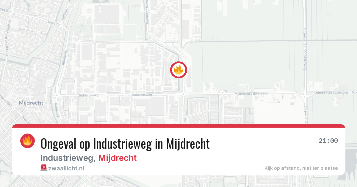 Ongeval op Industrieweg in Mijdrecht — 3 jun 2026