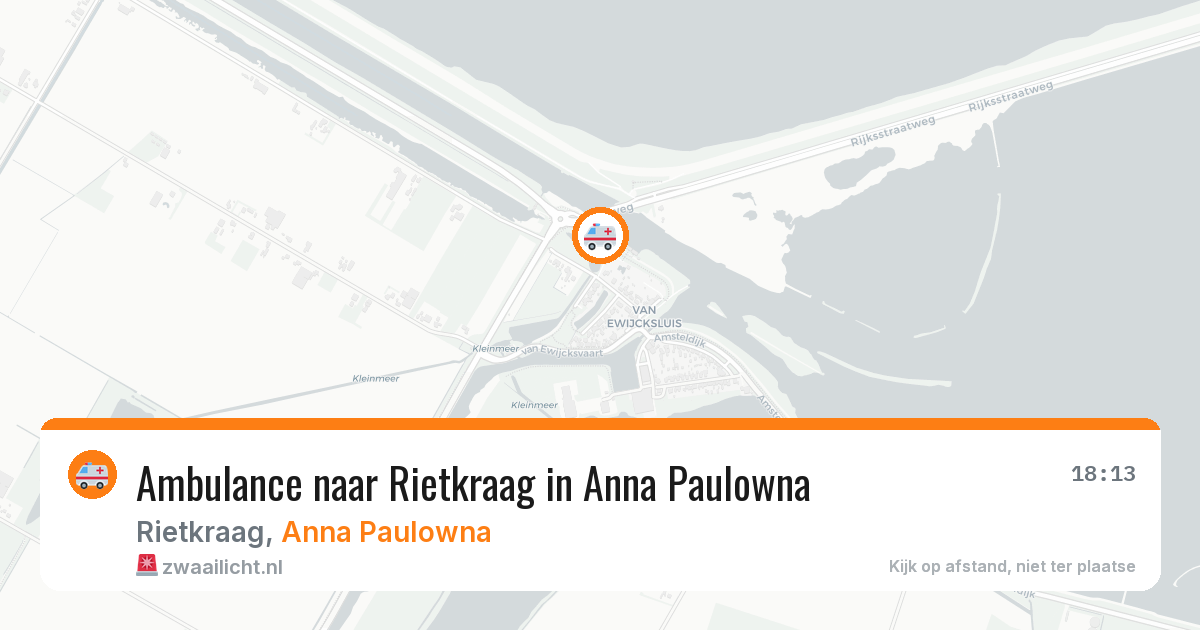 Ambulance naar Rietkraag in Anna Paulowna — 3 jun 2026