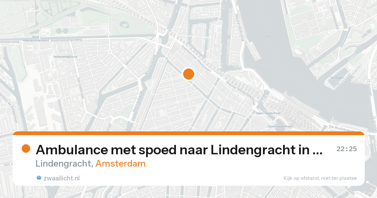 Ambulance met spoed naar Lindengracht in Amsterdam — 31 jan 2026