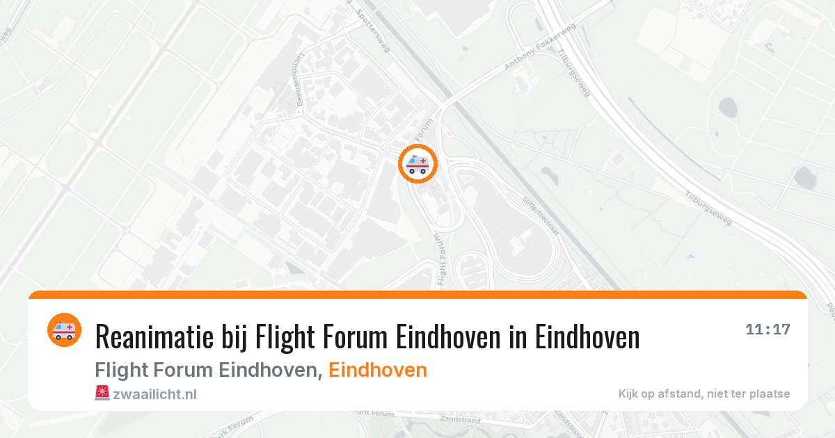 Reanimatie bij Flight Forum Eindhoven in Eindhoven — 28 mrt 2026