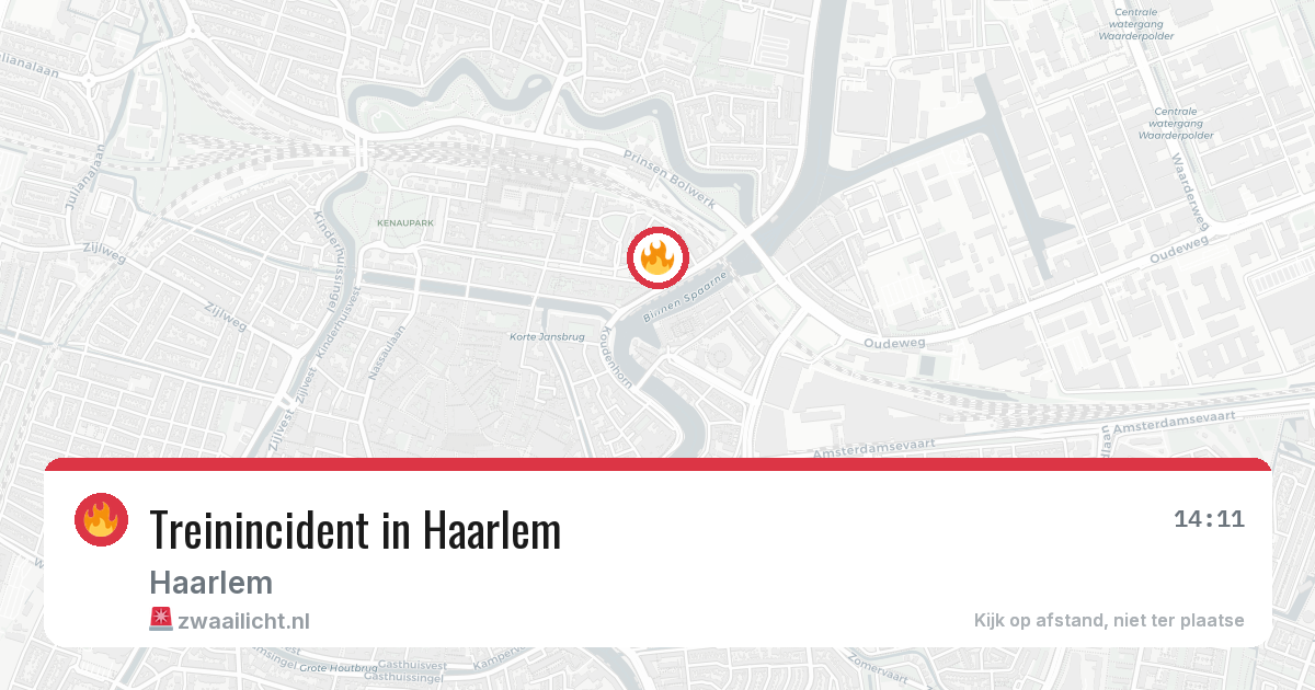 Treinincident in Haarlem — 29 jul 2026