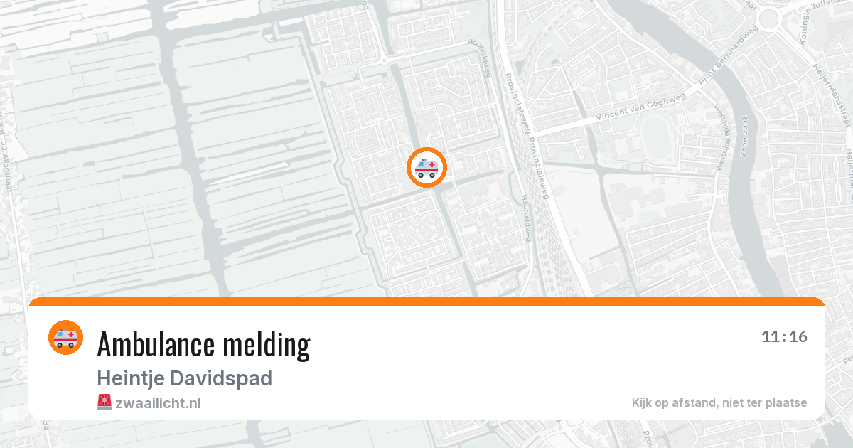 Ambulance melding — 26 feb 2026