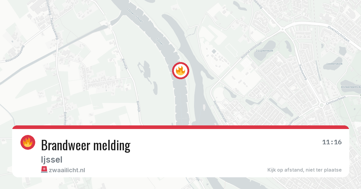 Brandweer melding — 17 jul 2026