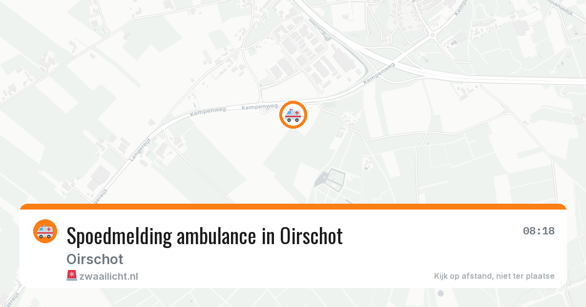 Spoedmelding ambulance in Oirschot — 10 feb 2026
