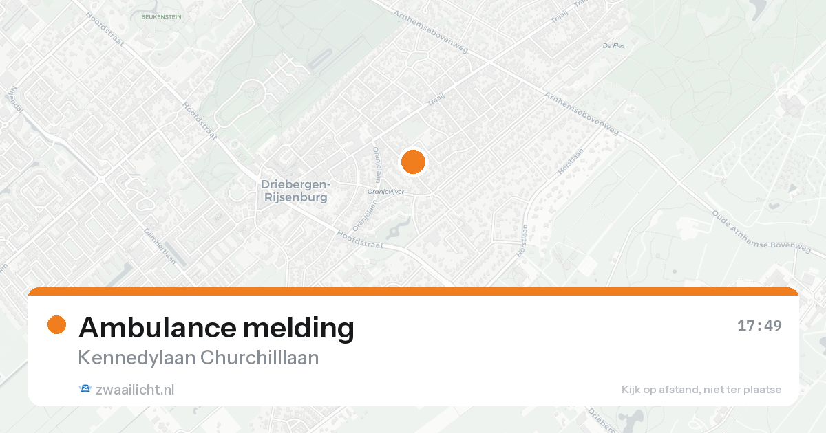 Ambulance melding — 30 jan 2026