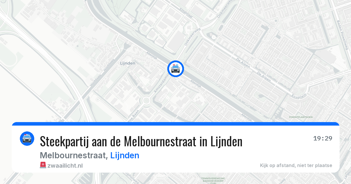 Steekpartij aan de Melbournestraat in Lijnden — 29 apr 2026