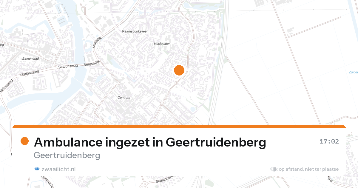 Ambulance ingezet in Geertruidenberg — 26 aug 2026