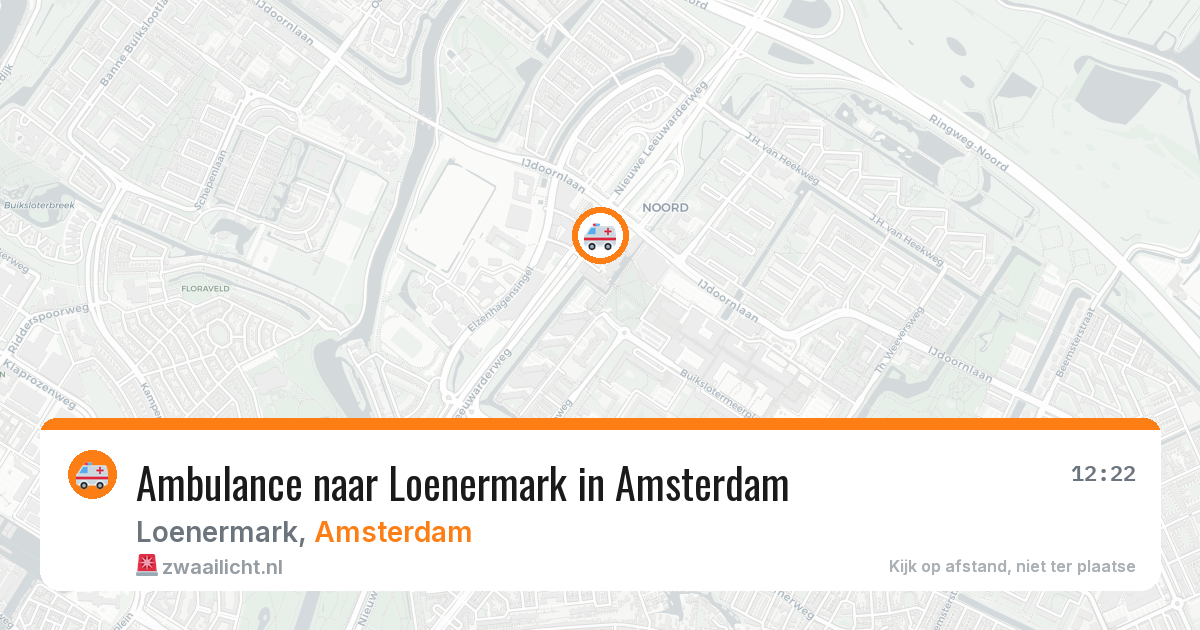 Ambulance naar Loenermark in Amsterdam — 30 jan 2026