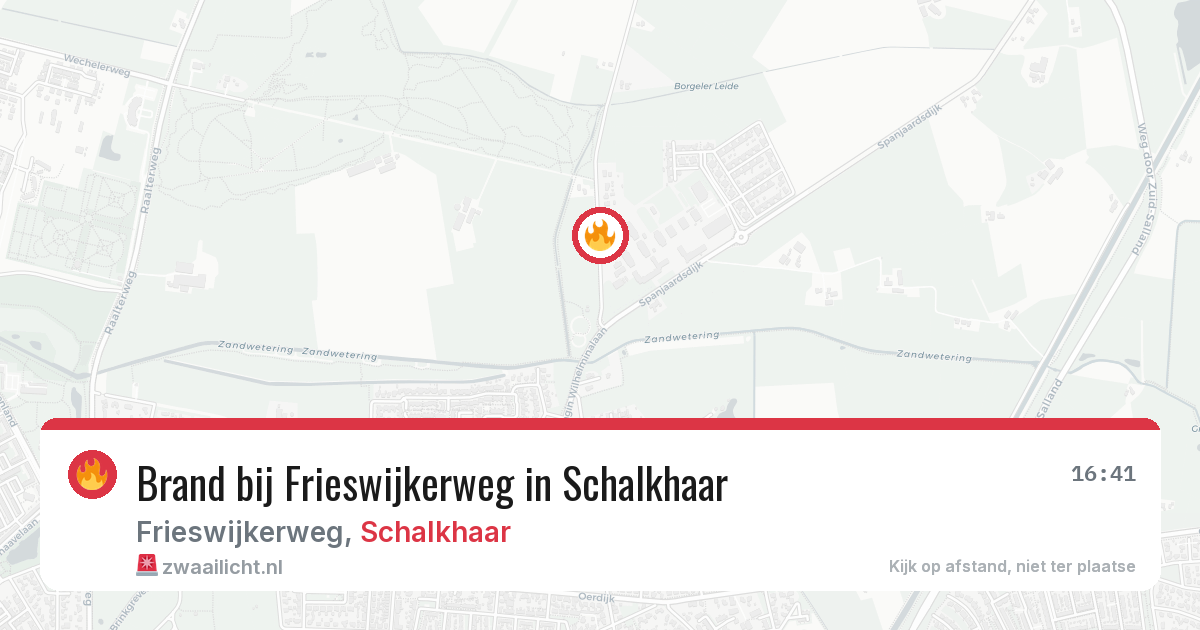 Brand bij Frieswijkerweg in Schalkhaar — 28 jun 2026