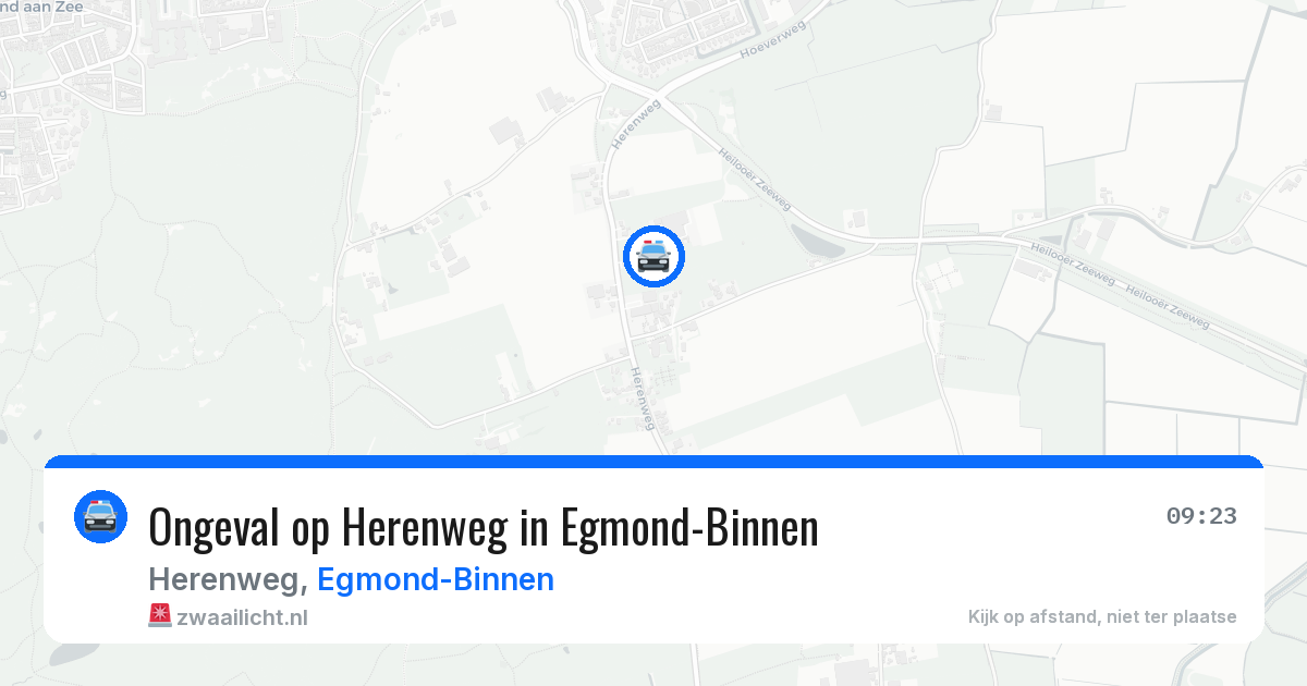 Ongeval op Herenweg in Egmond-Binnen — 2 jun 2026