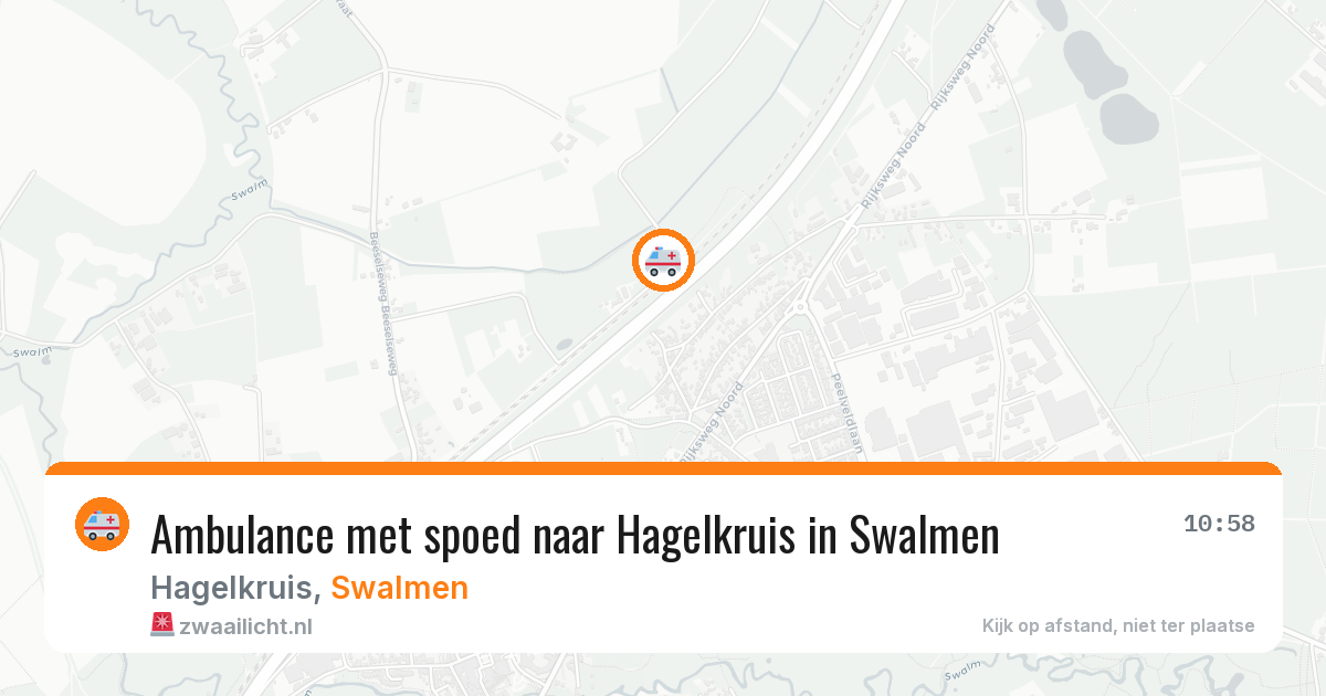 Ambulance met spoed naar Hagelkruis in Swalmen — 23 jun 2026