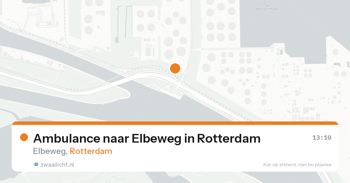 Ambulance naar Elbeweg in Rotterdam — 5 jun 2026